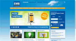 Desktop Screenshot of emb-gmbh.de